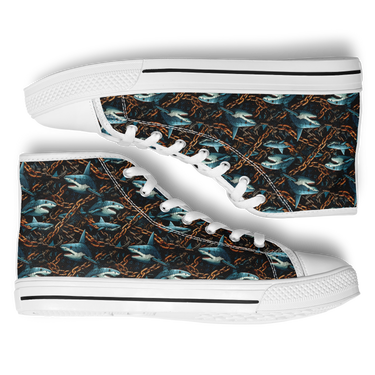 Chokefish™ Urban Peak Retro High Tops-Marine-009